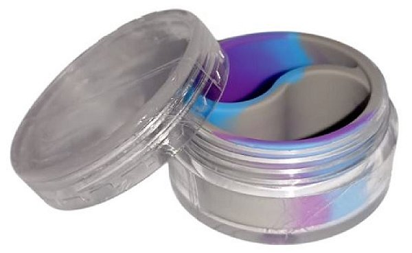 Container Acrilico+silicone Ao 10ML C/Divisoria