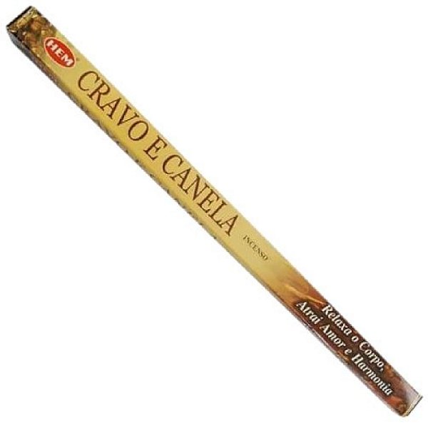 Incenso Hem Cravo e Canela C/08und