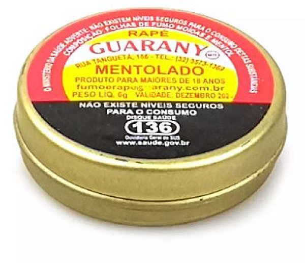 Rape Guarany Mentolado 6G
