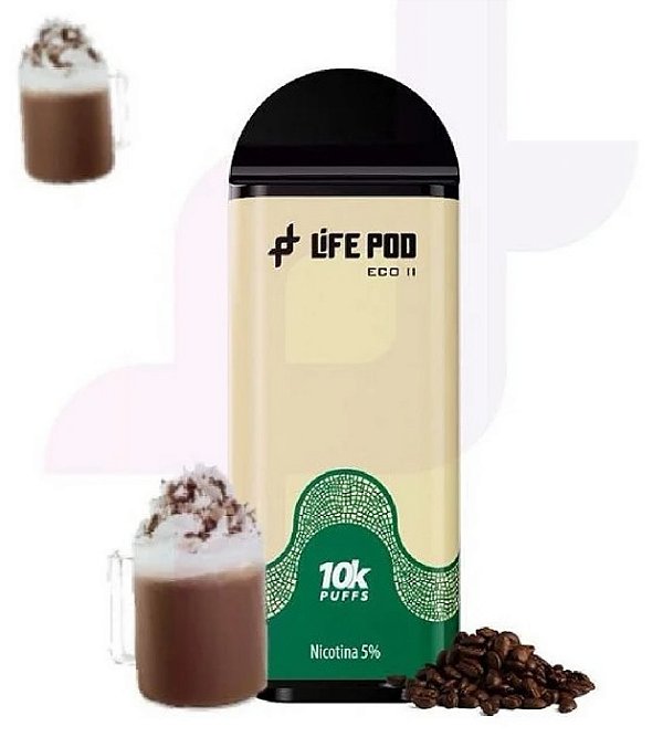 Refil Life Pod 10000 White Mocha Ice