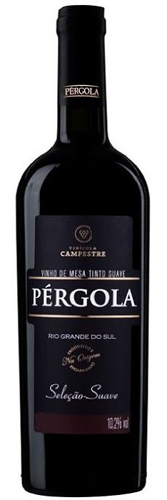 Vinho Pergola Tinto Suave 1L