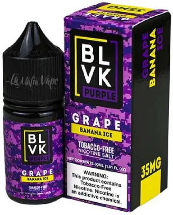 Salt Blvk Purple Grape Banana Ice  35MG 30ML
