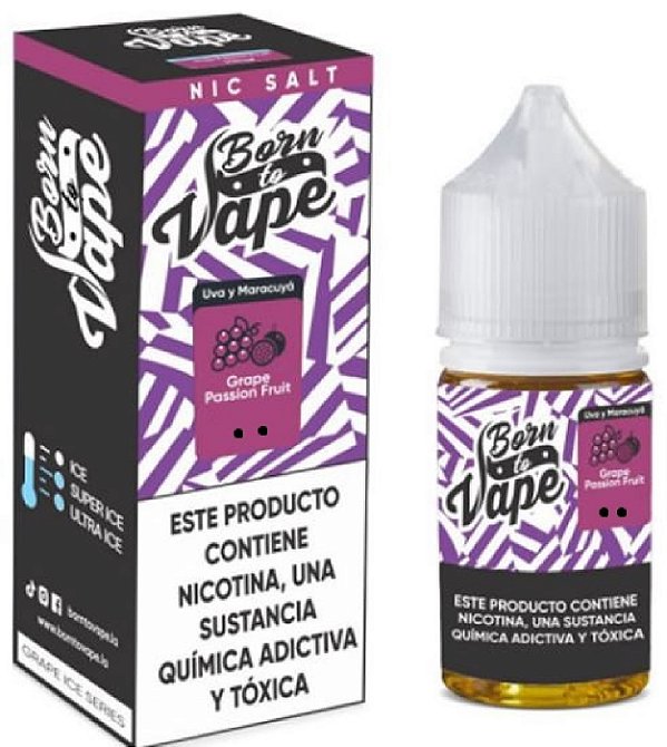 Salt Born To Vape Grape Passion Fruit 50MG 30ML
