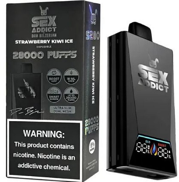 Ignite Sex Addict 28k Puffs Strawberry Kiwi Ice