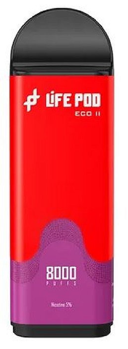 Refil Life Pod 8000 Puffs Apple Grape Ice