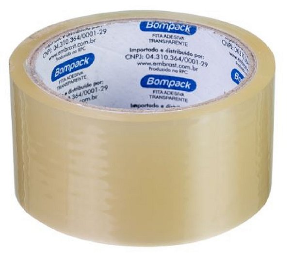 Fita Bompack 48mmx45m Transparente