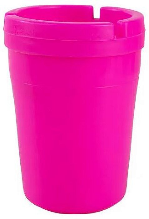 Cinzeiro de Plastico P/ Carro Rosa