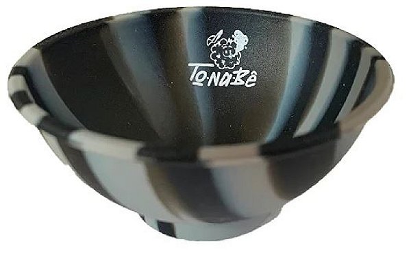Cuia de Silicone Tonabe Preto/Cinza