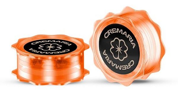 Dichavador Acrilico Cremaria 3partes Laranja