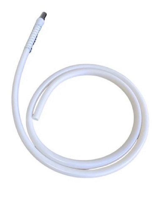 Mangueira Silicone Antichamas Fina Branca