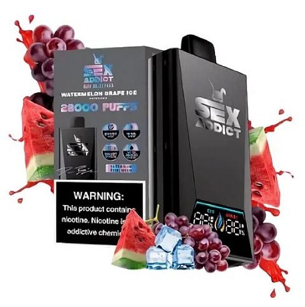 Ignite Sex Addict 28k Puffs Watermelon Grape Ice
