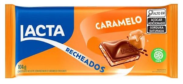 Lacta Ao Leite Caramelo 104G