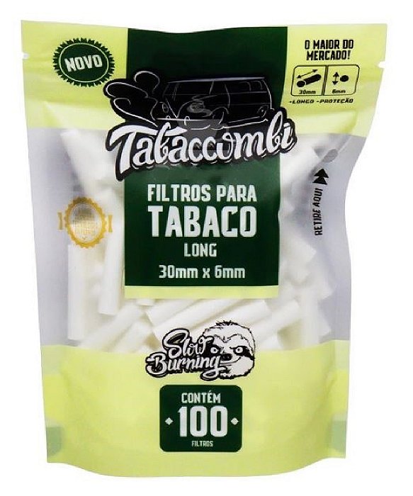 Filtro Slow Burning Tabaccombi Extra Long 30x6mm