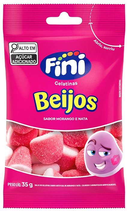 Fini Beijos Morango 35G