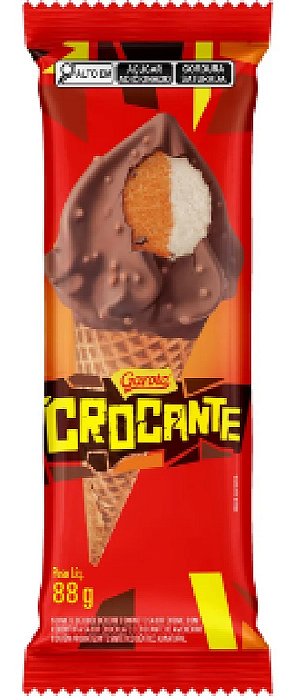 Picole Garoto Cone Crocante 88G