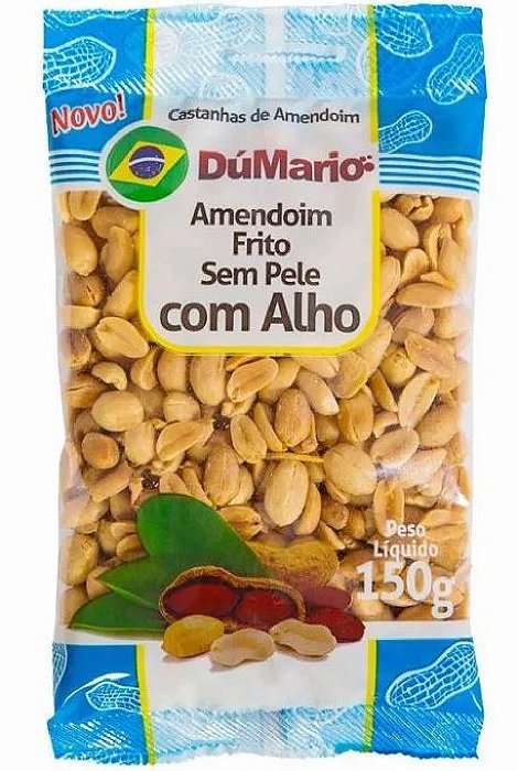 Amendoim Dumario Torrado S/Pele Alho