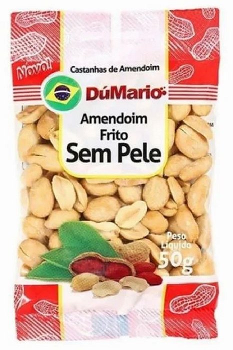 Amendoim Dumario Torrado Sem Pele 50G