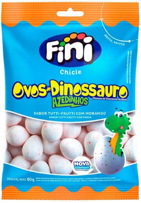 Fini Chiclete Ovo Dinossauro 80G