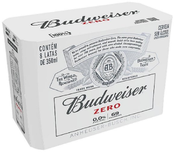 Budweiser Zero 350ML - 8und