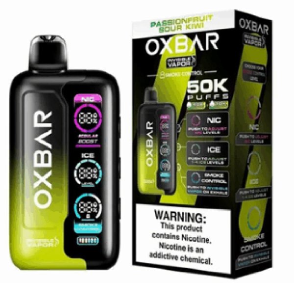 Oxbar Vapor Invisivel 50k Passionfruit Sour Kiwi