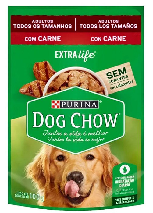 Sache Dog Chow Carne Ao Molho 100G