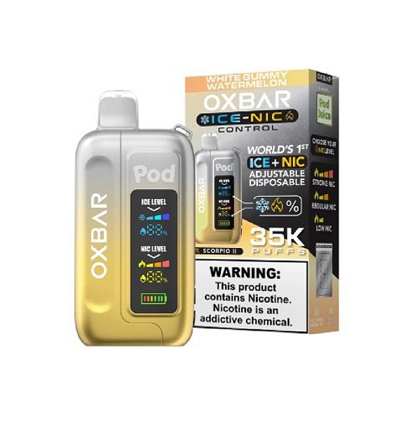 Oxbar 35000 Puffs White Gummy Watermelon