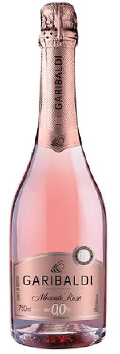 Espumante Garibaldi Moscato Rose S/Alcool 750ML