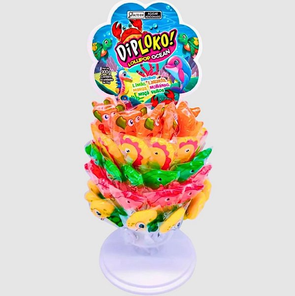 Pirulito Lollipop Ocean Sortidos