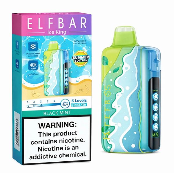 Elfbar Ice King 40k Black Mint