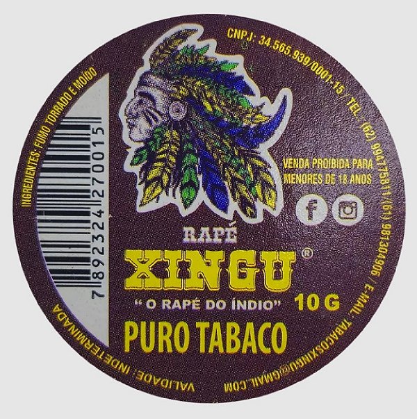 Rape Xingu Puro Tabaco