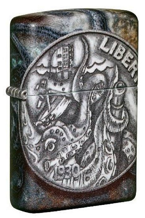 Isqueiro Zippo Pirate Coin Design