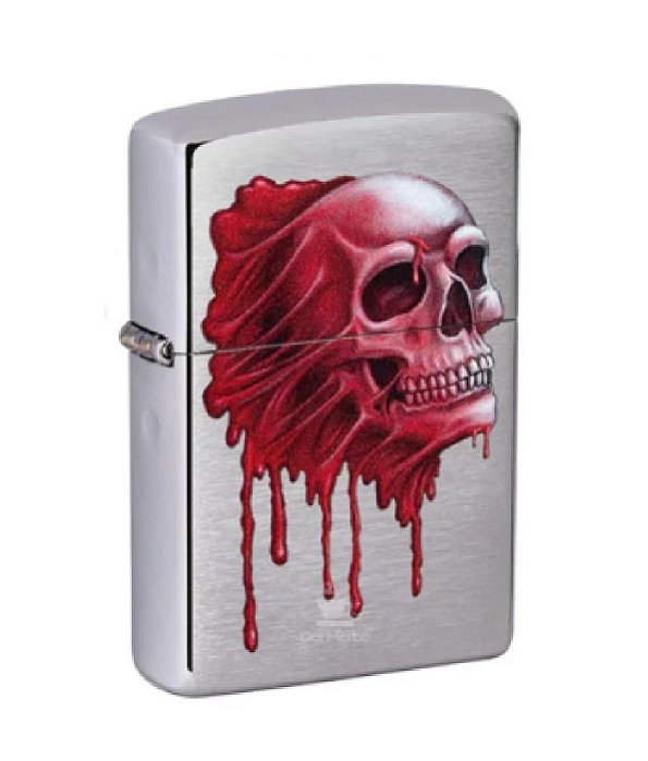 Isqueiro Zippo Skull Design