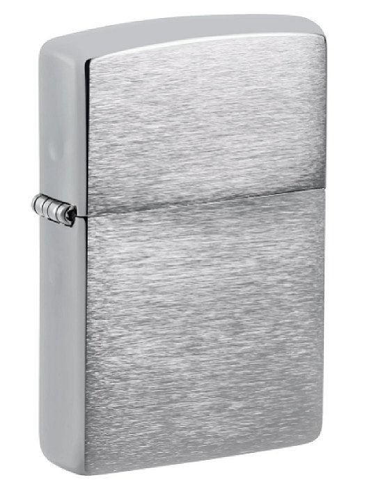 Isqueiro Zippo Reg Brush Fin Chrome