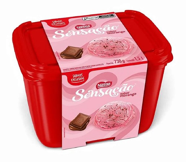 Sorvete Nestle Sensacao 1.5l