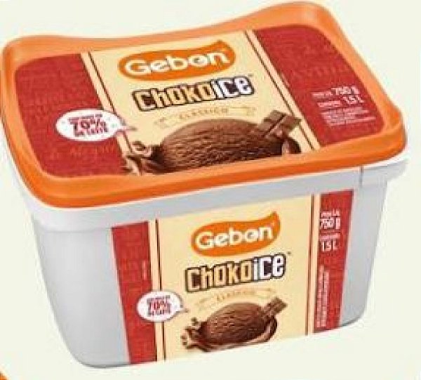 Sorvete Gebon Classico Choko Ice 1.5l