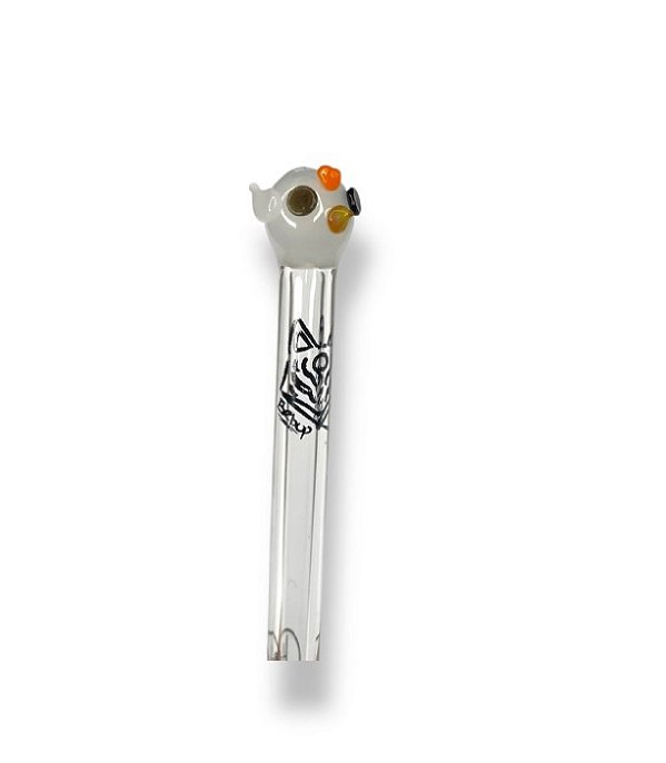 Piteira de Vidro Hippie Bong Miniatura Chicken 6mm