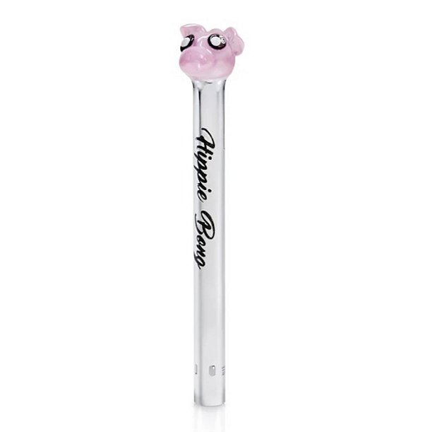 Piteira de Vidro Hippie Bong Miniatura Pig 6mm