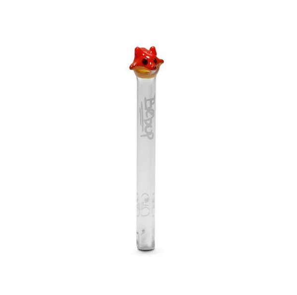 Piteira de Vidro Hippie Bong Miniatura Fox 6mm