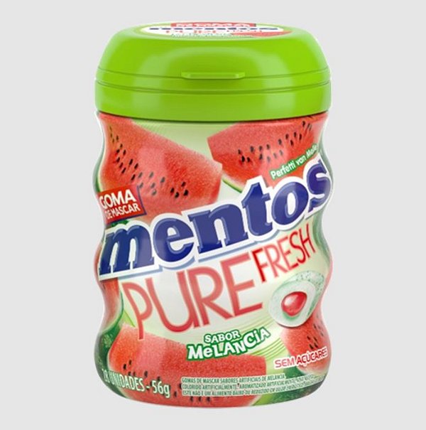 Mentos Melancia Pote 56G