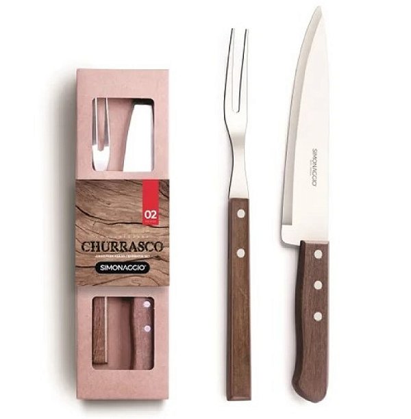 Kit Churrasco Simonaggio Garfo e Faca