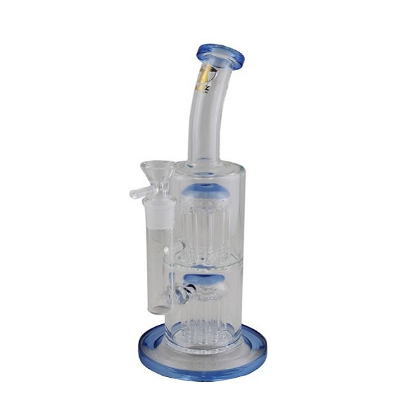 Bong de Vidro Percolator Curvo 25cm