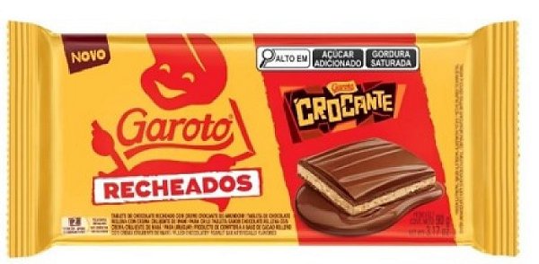 Garoto Recheado Crocante 90G