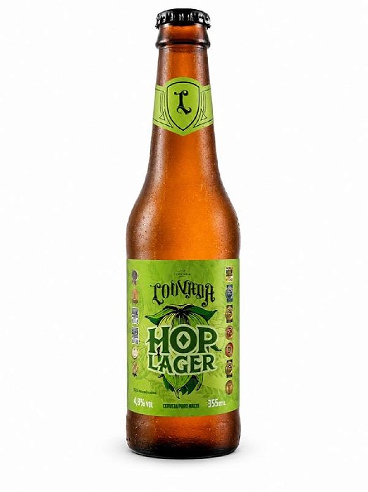 Cerveja Louvada Premium Hoplager 355 ML