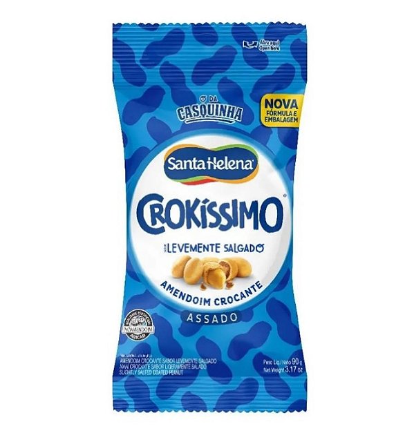 Amendoim Crokissimo Levemente Salagado 90G