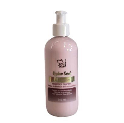 Hidratante Corporal | Hydra Soul Live Roses | 240ml | Soul Cosméticos