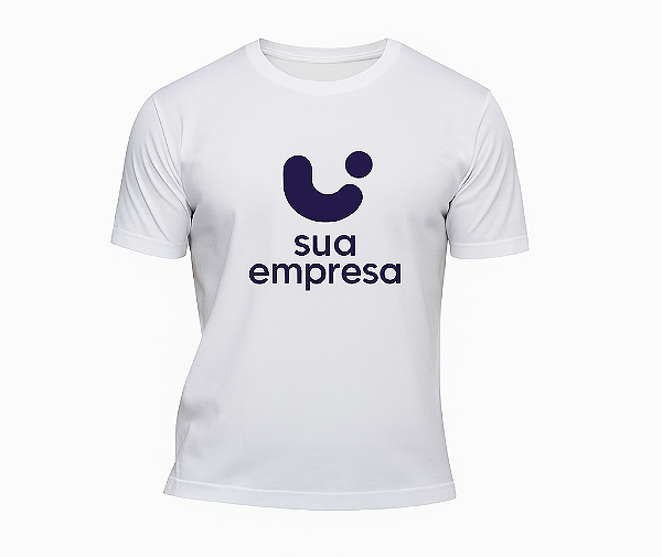 Camiseta Branca Personalizada | Alta Qualidade | Toque Macio | Tamanhos P ao GG | Sua Marca Aqui!