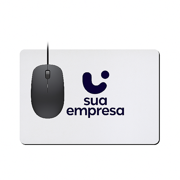 Mouse Pad Personalizado | 20x24cm | Borracha Antiderrapante | Sua Logo Aqui!
