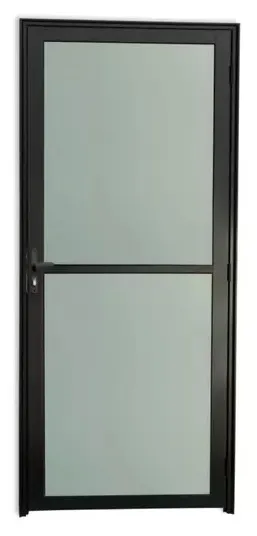 Porta de Abrir Linha 25 com Vidro Incolor 6mm – Design Moderno e Resistência