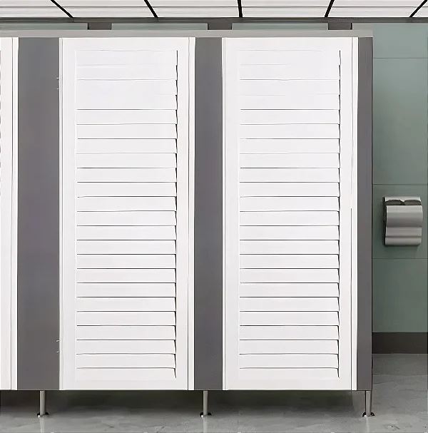 Porta Vestiário Palheta em Alumínio Branco – Linha 25