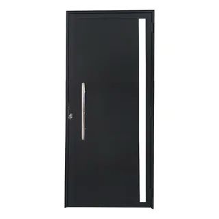 Porta Lambril em Alumínio Preto com Puxador | Linha 25 – Sofisticação, Segurança e Design Moderno